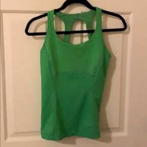 Lululemon sz 8 green yoga top.